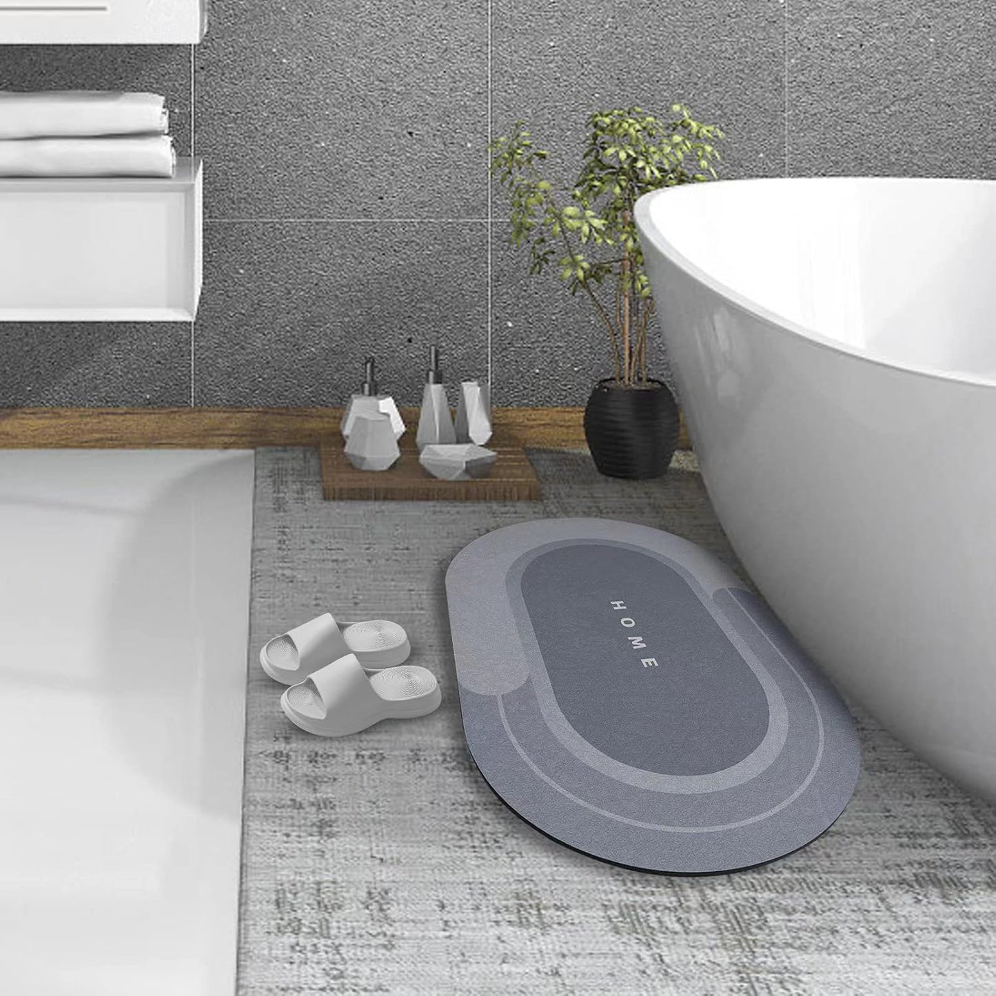 AquaTrap™ | Alfrombra de Baño Absorbente