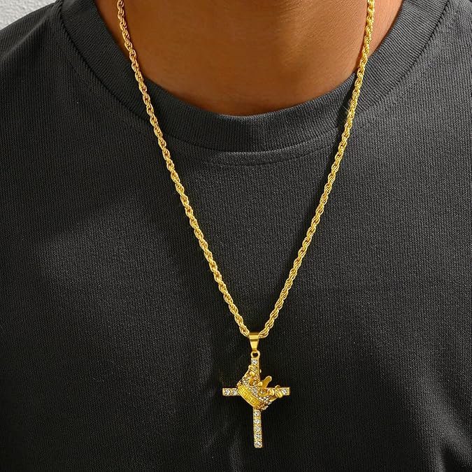 CrownDivine™ | Collar Cruz y Corona