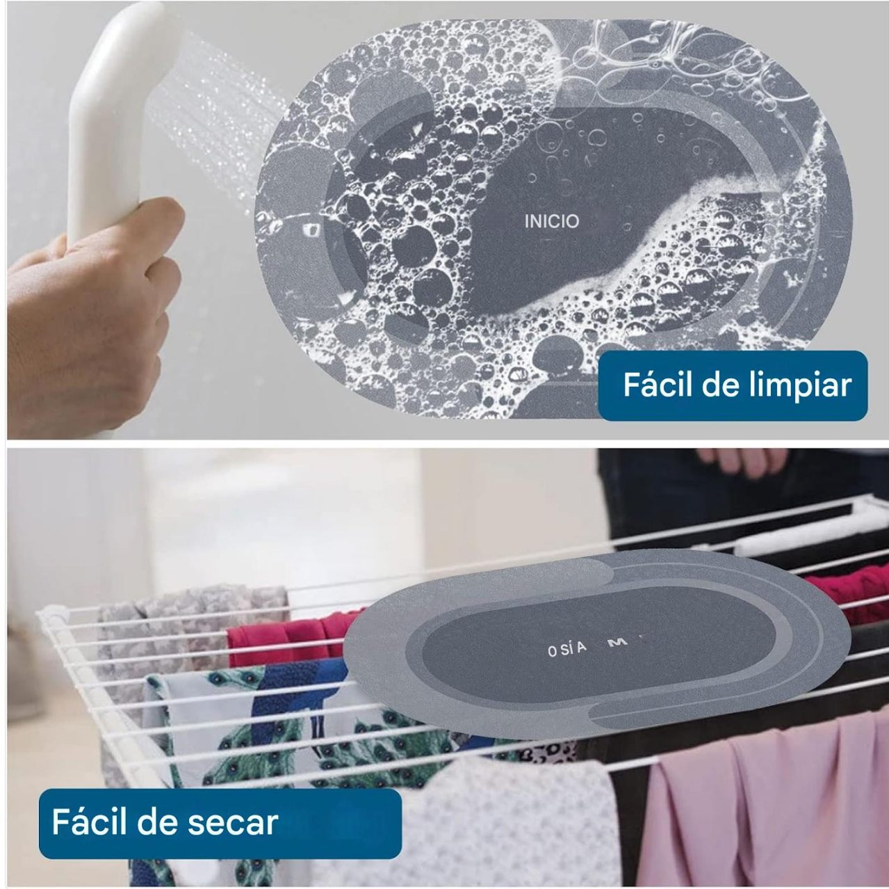 AquaTrap™ | Alfrombra de Baño Absorbente
