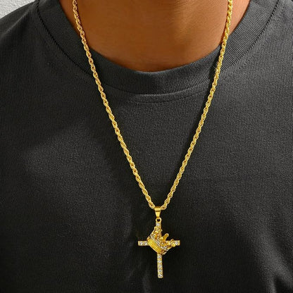 CrownDivine™ | Collar Cruz y Corona